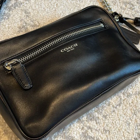 COACH Black Leather Crossbody Bag - Picture 2 of 13
